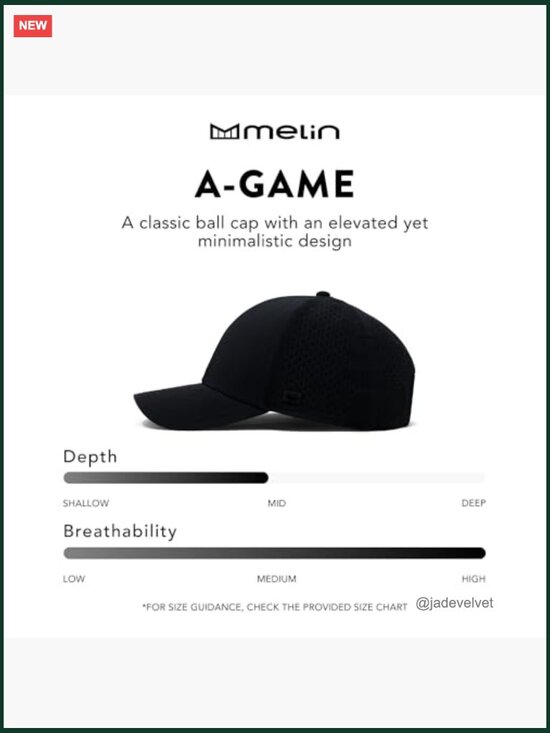 Water-Repellent Performance Snapback Hat, Hydro Baseball Cap Unisex Adult main image 5